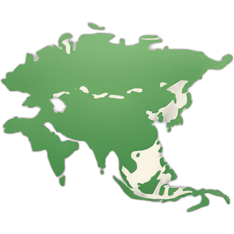 asia-continent-map emoji