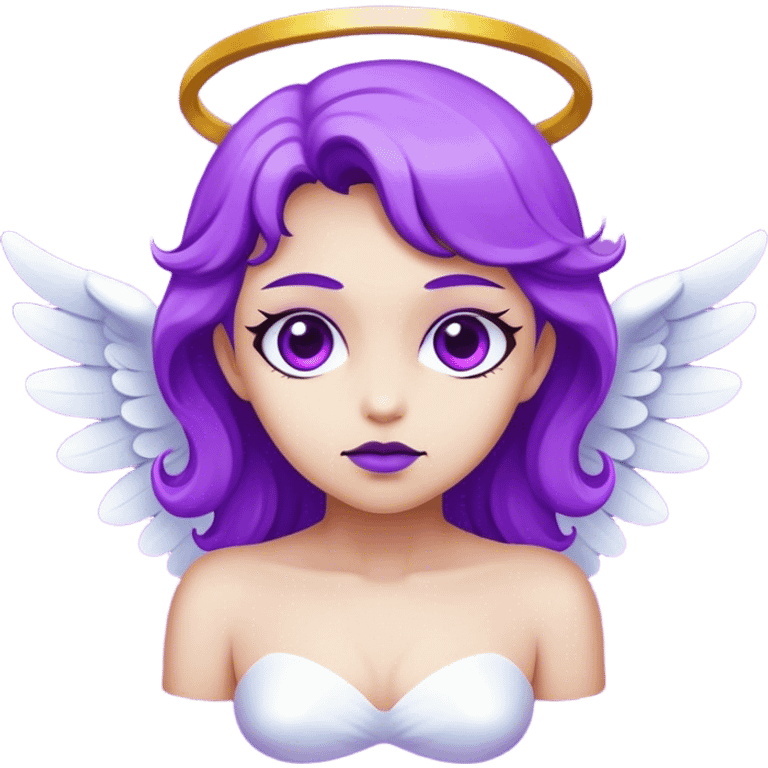 purple angel emoji