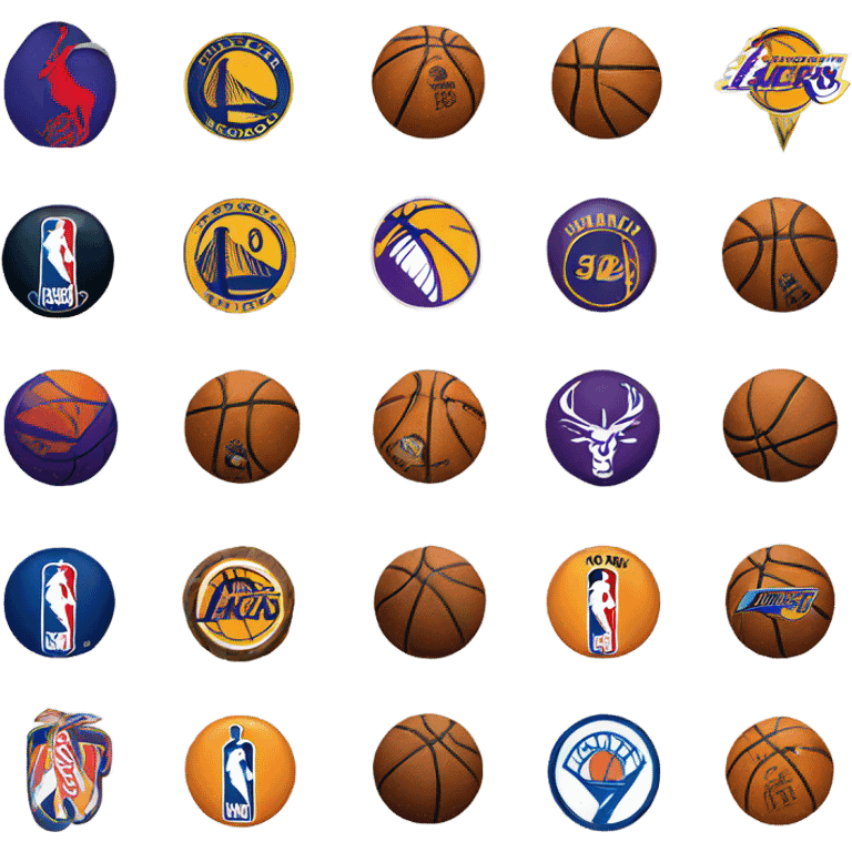 NBA TEAM LOGOS emoji