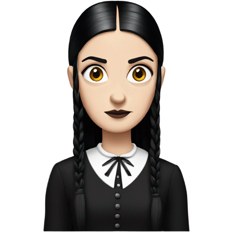 Wednesday Addams emoji emoji