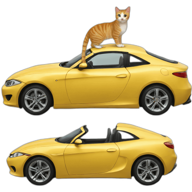 car-on-cat emoji