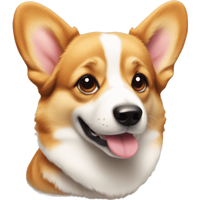 Corgi with a cute ass  emoji