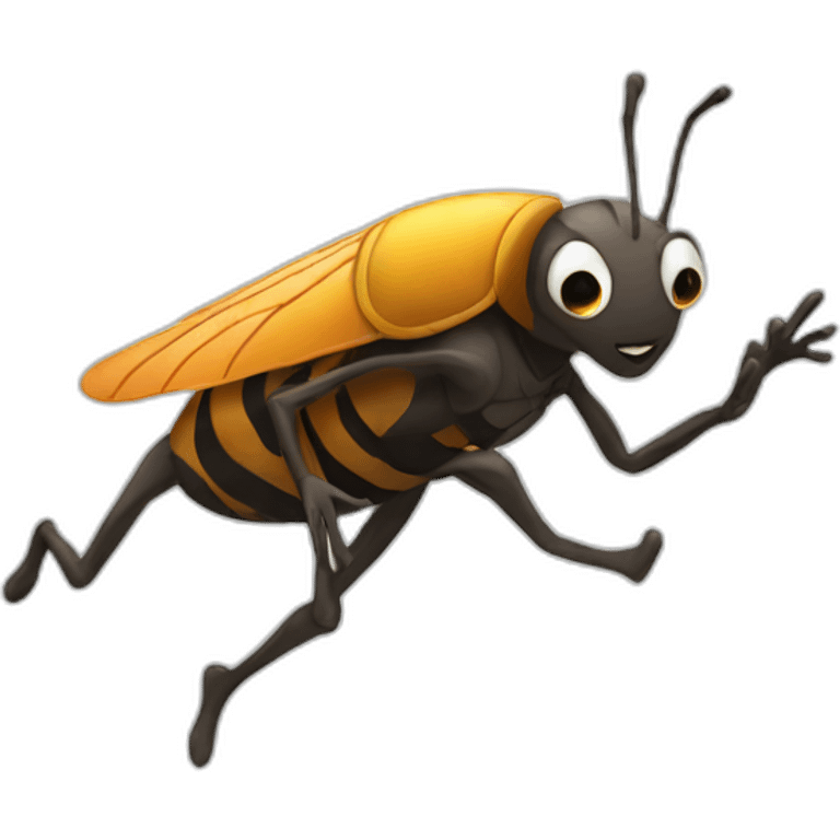 running bug emoji