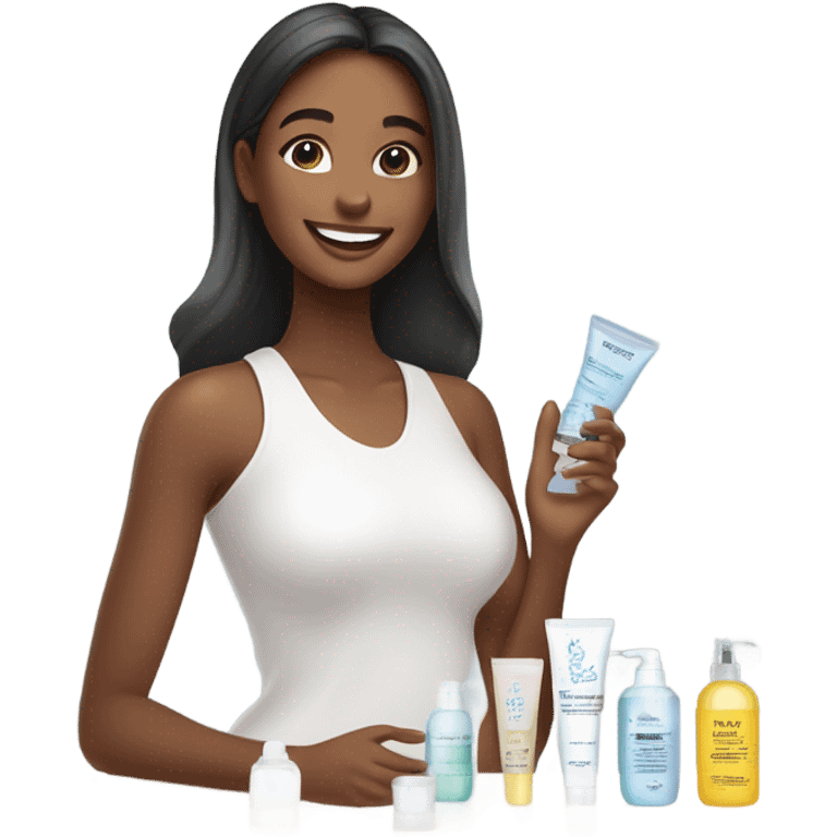 skin care girl emoji