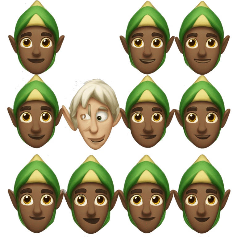 Elf on the self emoji