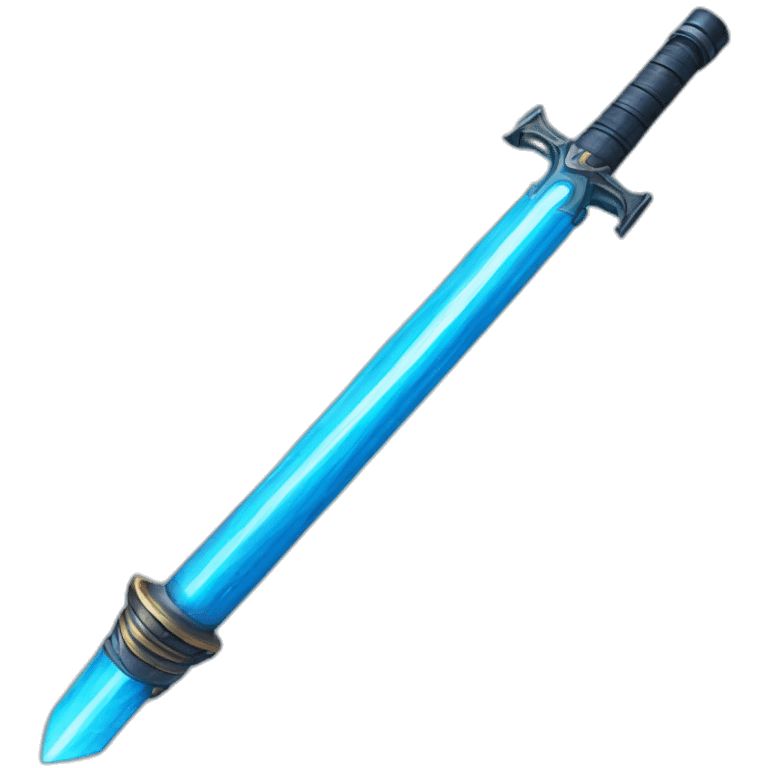 Harry Potter laser saber blue emoji