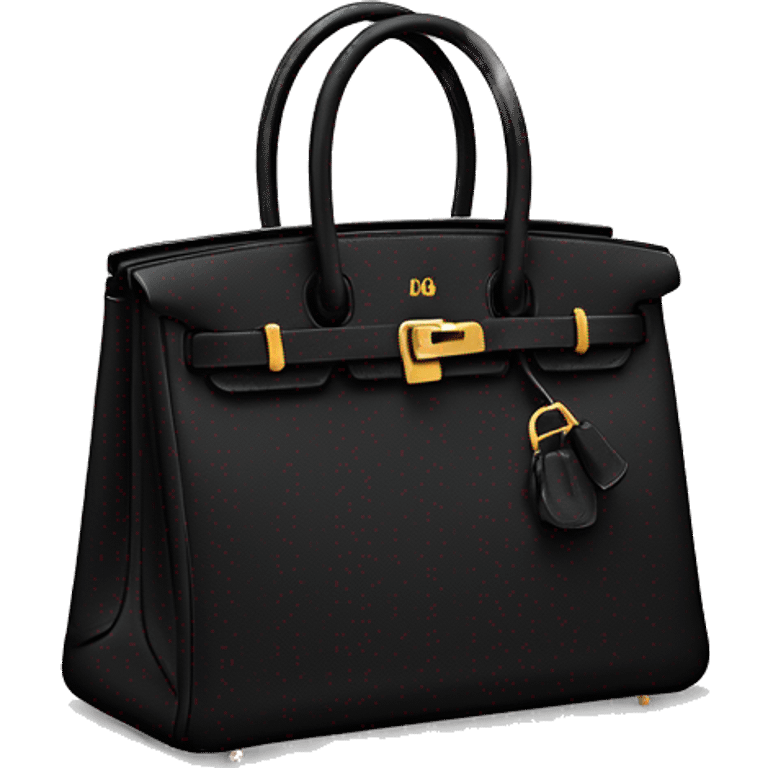 black hermes birkin bag emoji