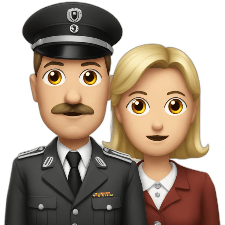 Hitler and his mom emoji