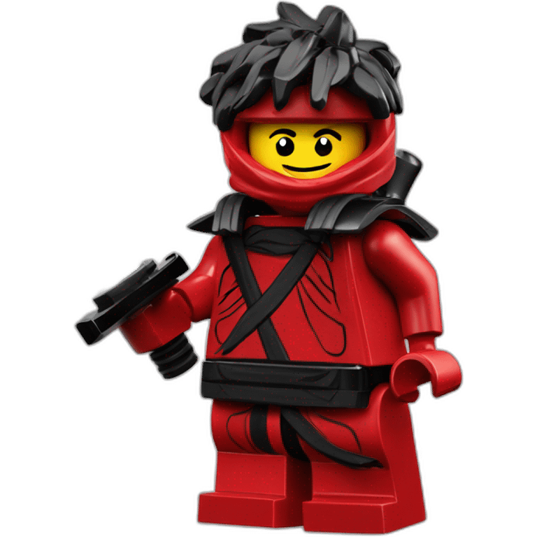 Lego ninjago Red emoji