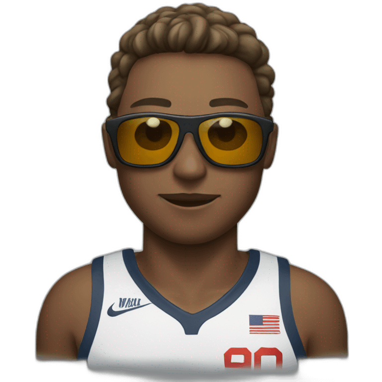 athlete in sunglasses emoji