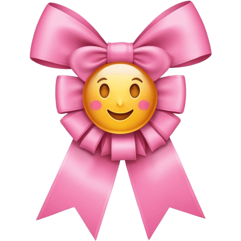 College degree with a pink bow emoji