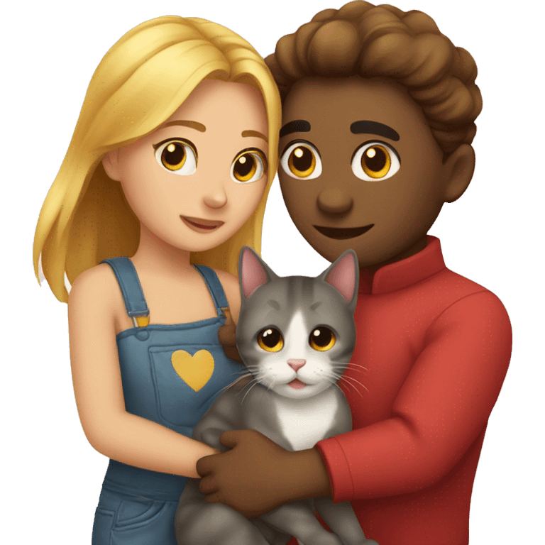 Love and cat emoji