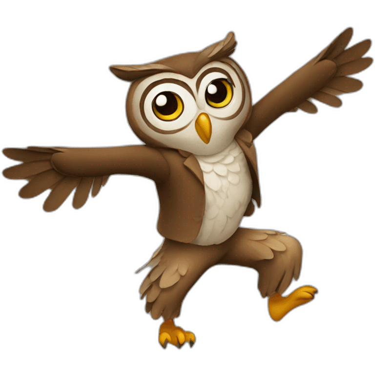 owl-dancing-twist emoji