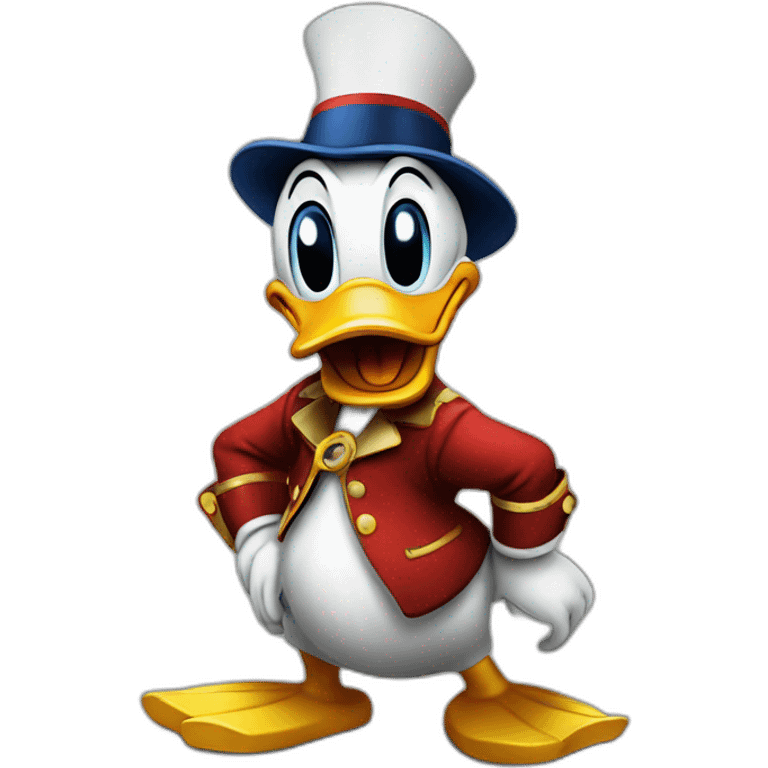 donald duck begging for the glizzy emoji