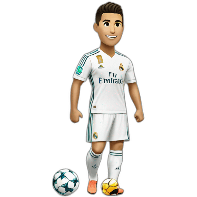 cristiano Ronaldo for real madrid emoji