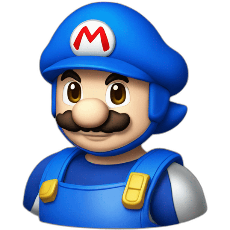 Mario-with-a-blue-shell emoji