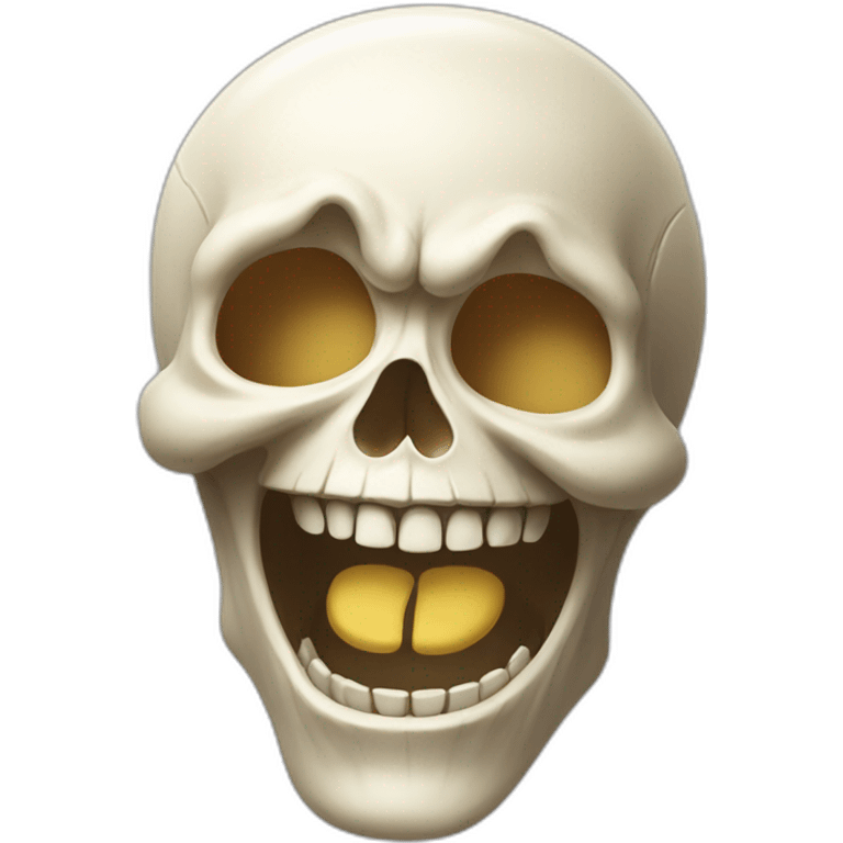 Laughing skull￼ emoji