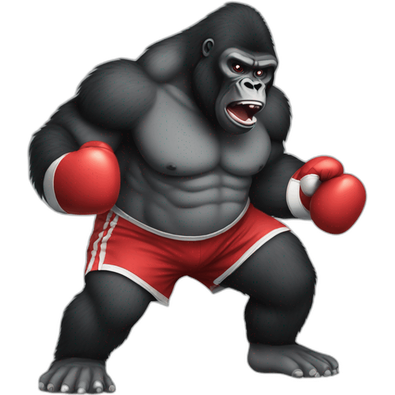 gorilla boxing emoji