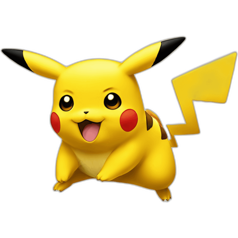 Pikachu qui est heureux emoji