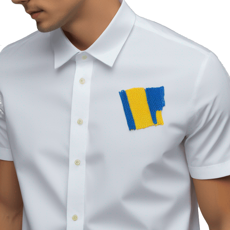 ukraine embroidered shirt emoji