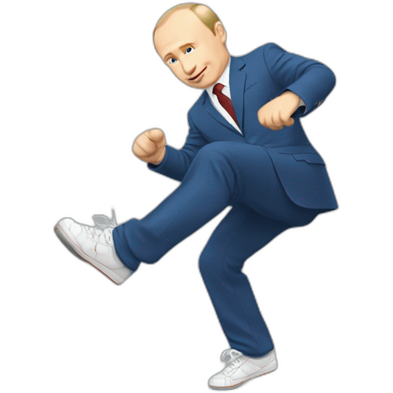 Putin bailando break dance emoji