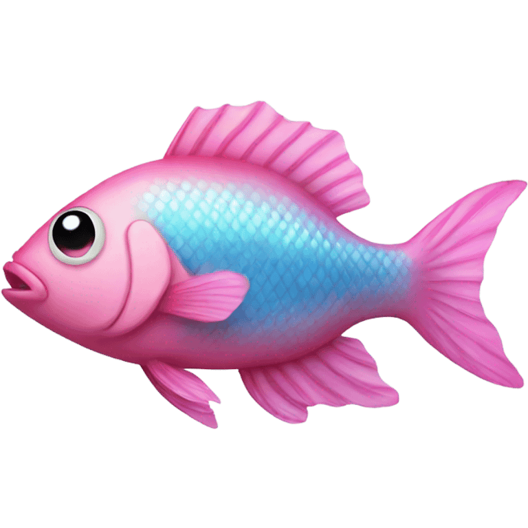 pink fish emoji