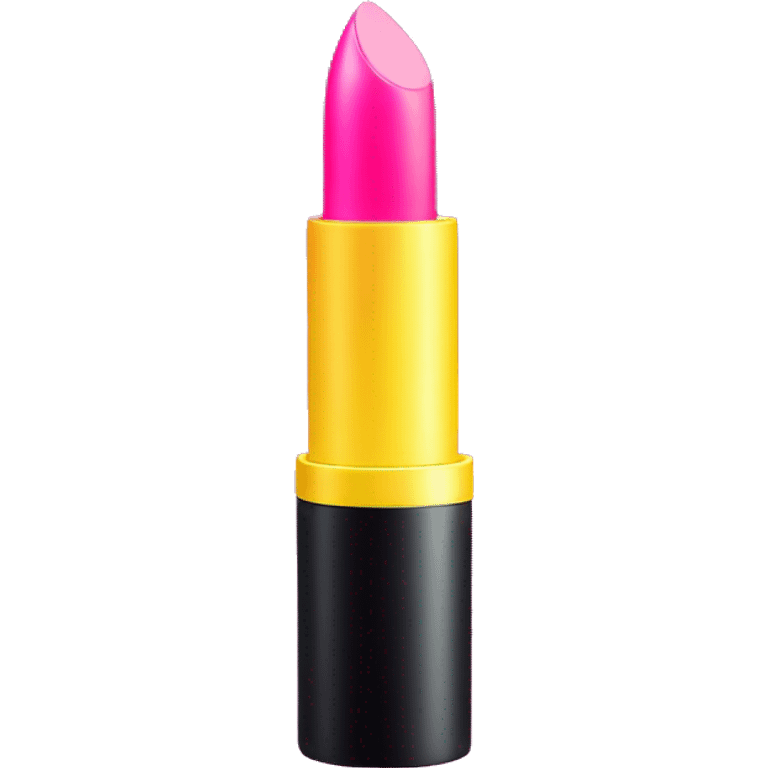 Bright neon colored lipstick  emoji