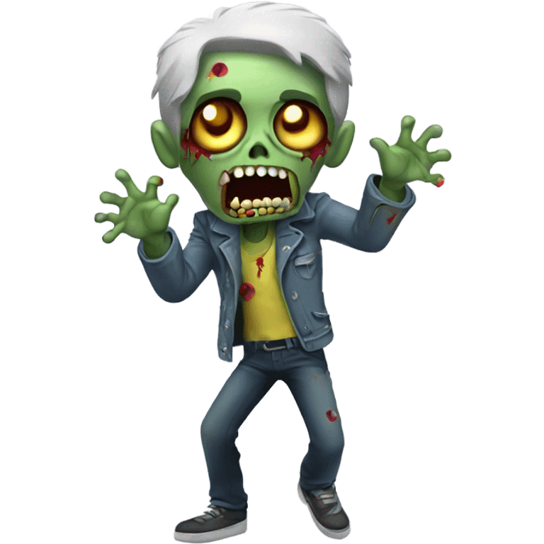 Disco zombie emoji