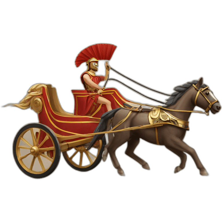 roman chariot racing emoji