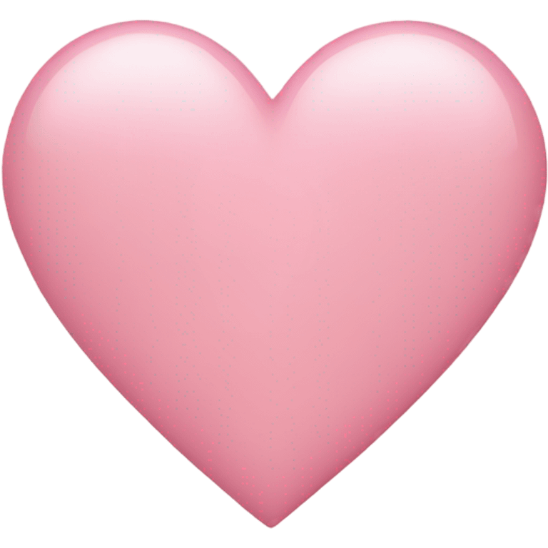 Light pink heart emoji