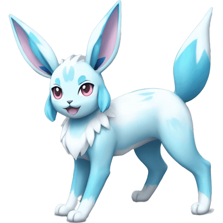 Glaceon-Sylveon full body emoji