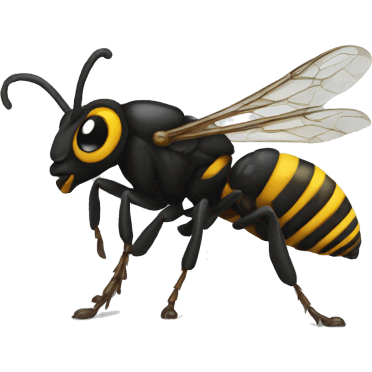 Scary wasp  emoji