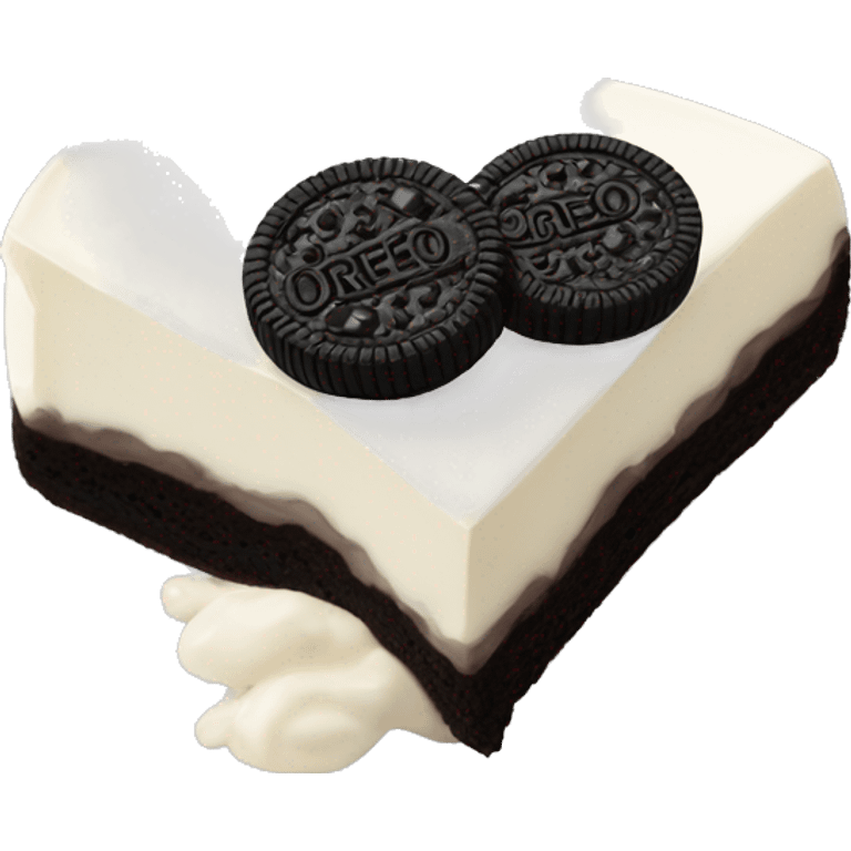 Oreo cheesecake  emoji