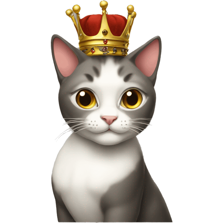 king cat emoji