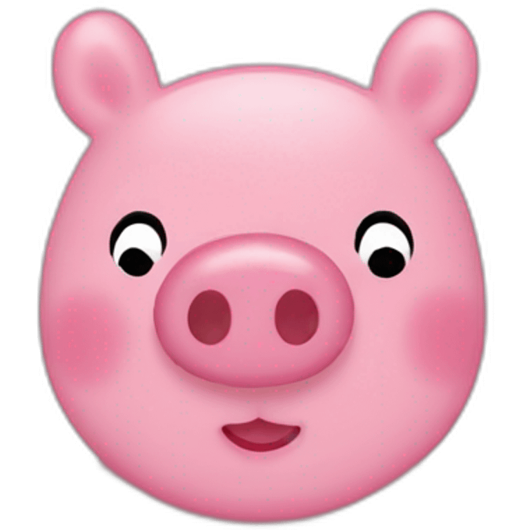 Tiny peppa pig emoji