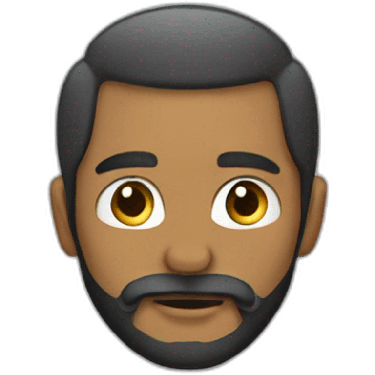 Motorista con barba emoji