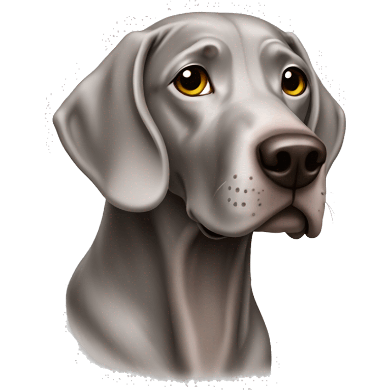 Weimaraner dog emoji