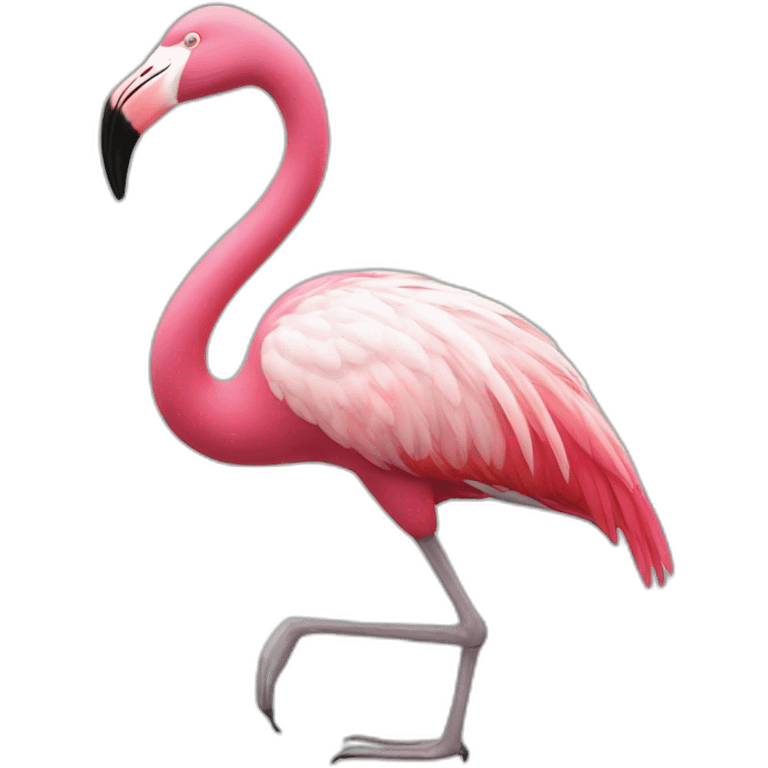 Flamant rose emoji