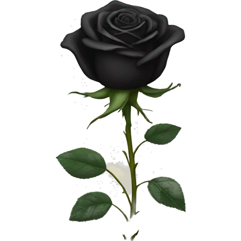 black rose emoji