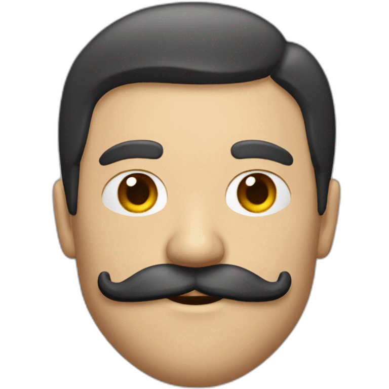 video game player with moustache emoji