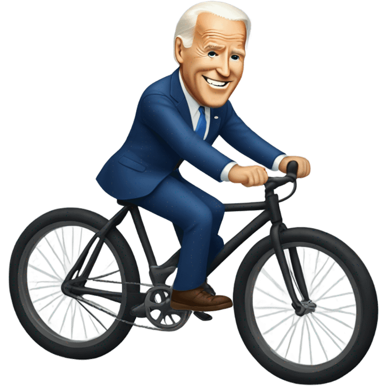 joe biden on a bike emoji