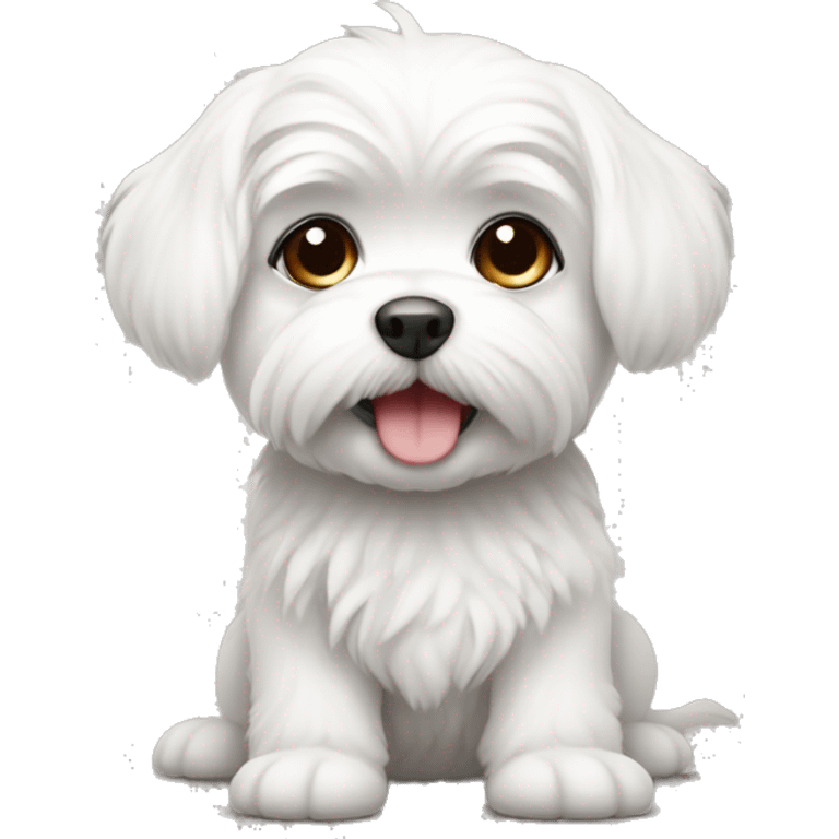 Maltese cucciola  emoji