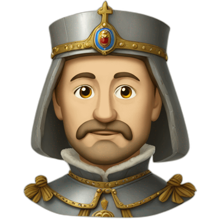 ruler of russia in 1500, vassily the third. emoji