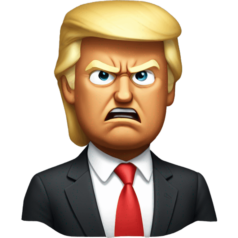 Angry Donald trump emoji