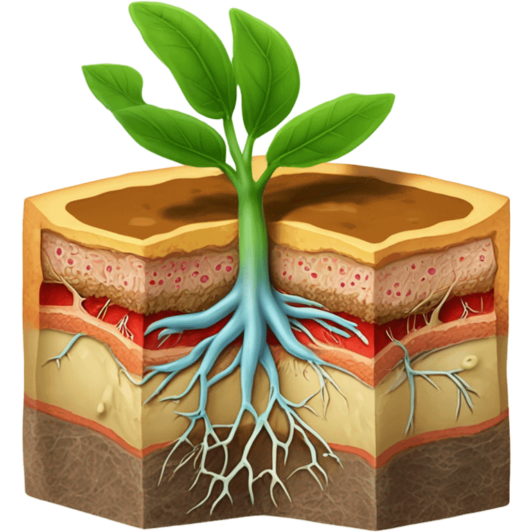 Plant cross section emoji