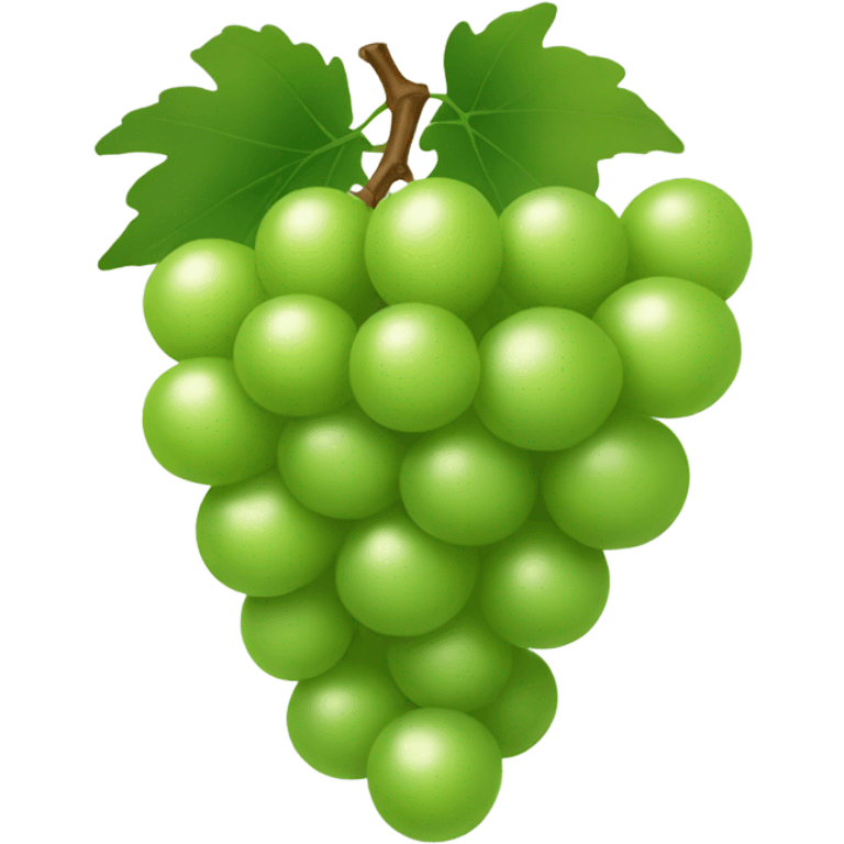 Green grape  emoji