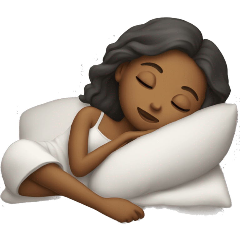 Girl sleeping  emoji