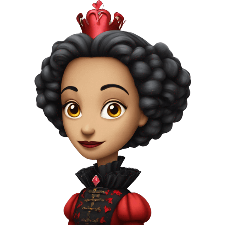 The red queen from alice in wonderland emoji