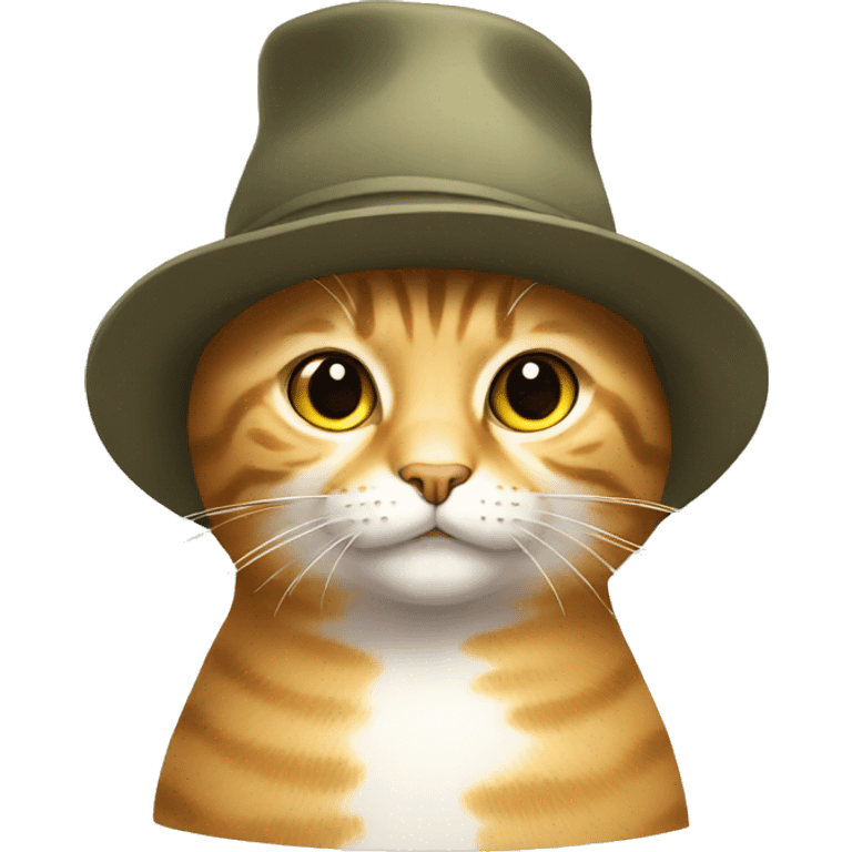 a catwith an hat emoji