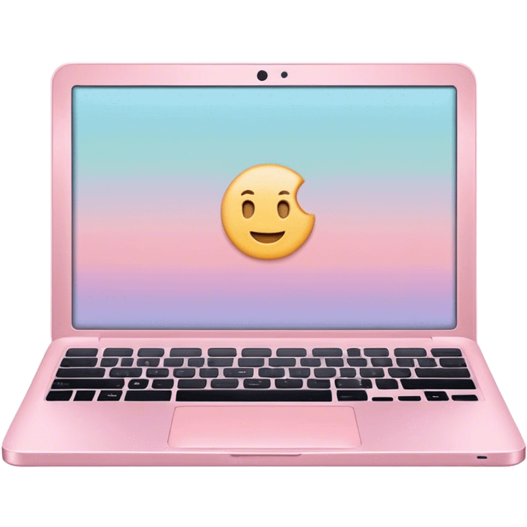 pastel laptop emoji